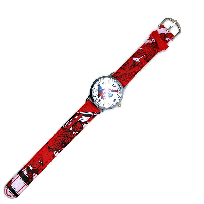 Cartoon Kids Watches 30M Waterproof Cool Pattern Leather Strap Children Wristwatch Boys Babys Gift Montre Enfant 2021