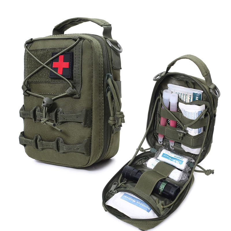 Tactical Molle First Aid Kit Bag EDC Medical Pouch Survival EMT Emergency Tool Bag Waist Pack Military Camping Hunting Pouch