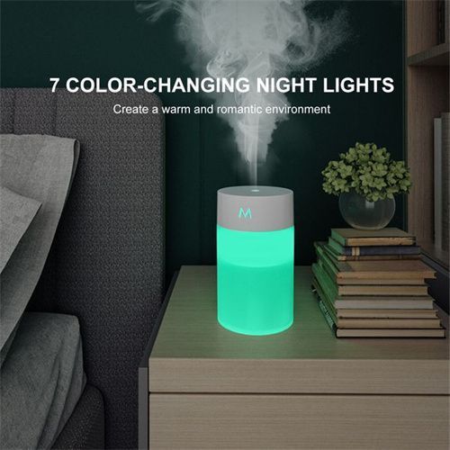 260mL Mist Humidifier Diffuser Portable Colorful Night