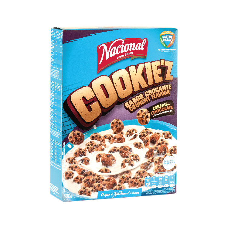  Nacional Cornflakes-Chocolate Cereal-Cookiez-300g