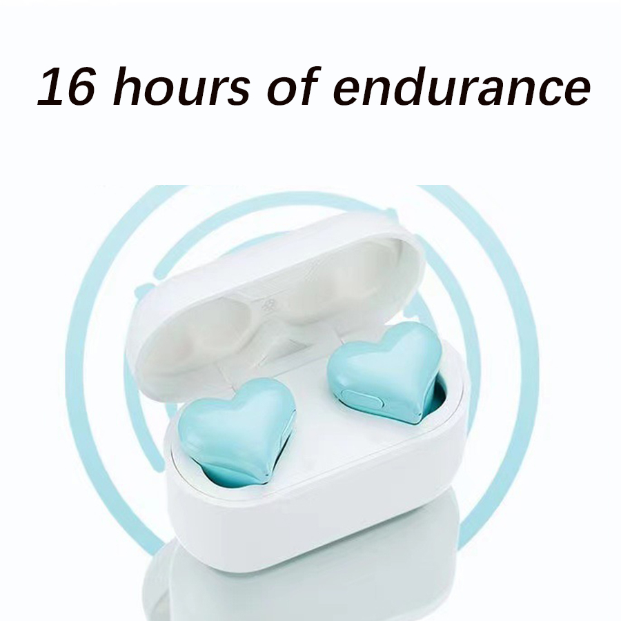 Heartbuds Heart-shaped Headphones Heart Girl In-ear Wireless Bluetooth Noise-cancelling Headphones Bluetooth Headset Earphones