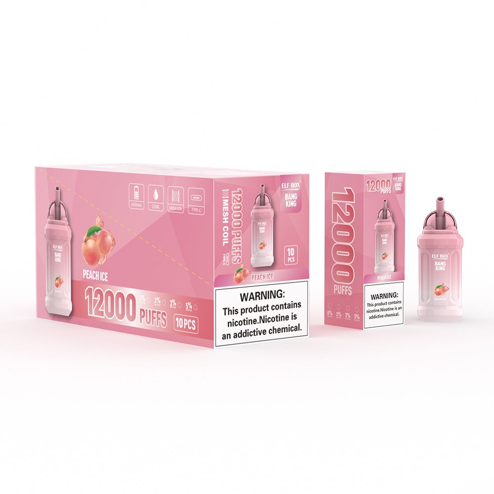 Randm Tornado Hot Selling ELF BOX BK 12000 PUFFS Elf Box 14000puffs with 10 Flavors 25ml Liquid Ecig Disposable Vape Pen