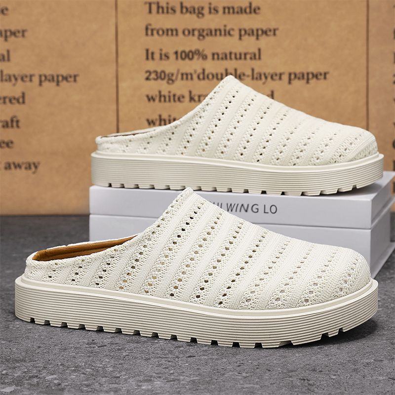 Youth Men Breathable Mesh Shoes Man Fashion Casual Flats Loafers Male Leisure Daily Slip On Footwears For Black