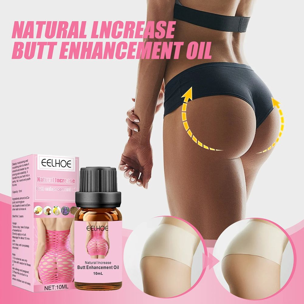 EELHOE Hip Lifting Up Essential Oil Anti Sagging Peach Buttocks Shaping Bigger Ass Buttock Firming Fast Growth Butt Enhancement Serum