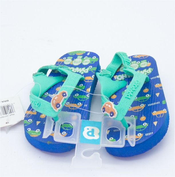 Children's Custom Logo Print PVC Flipflops Slipper- Outdoor Strand Unisex Slipper
