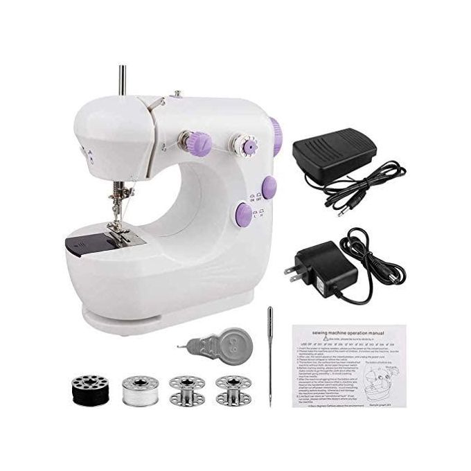 Mini Electric Sewing Machine - White