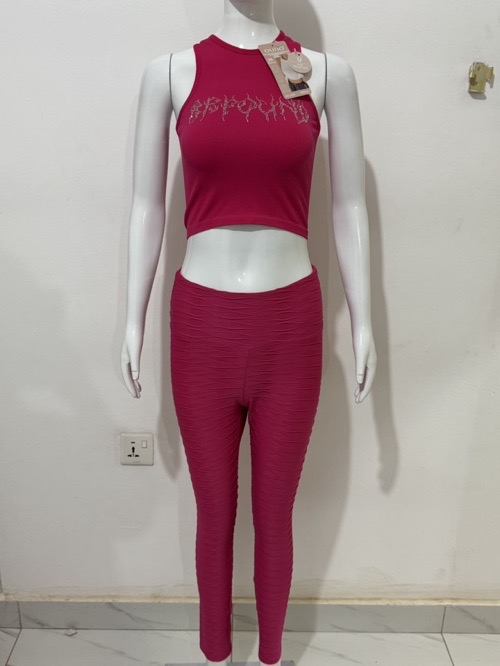 Peach buttocks thin solid color horizontal stripe bubble yoga pants women's tight sports running fitness yoga pants