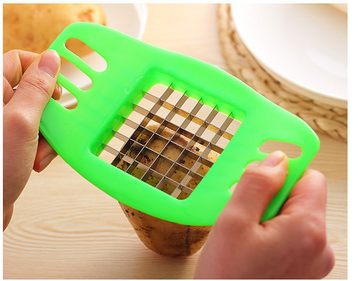Stainless Steel French Fry Cutter Great Kitchen Tools Potato Cutter Manual Potato Cutter Kitchen Tools Vegetable Fruit Slicer