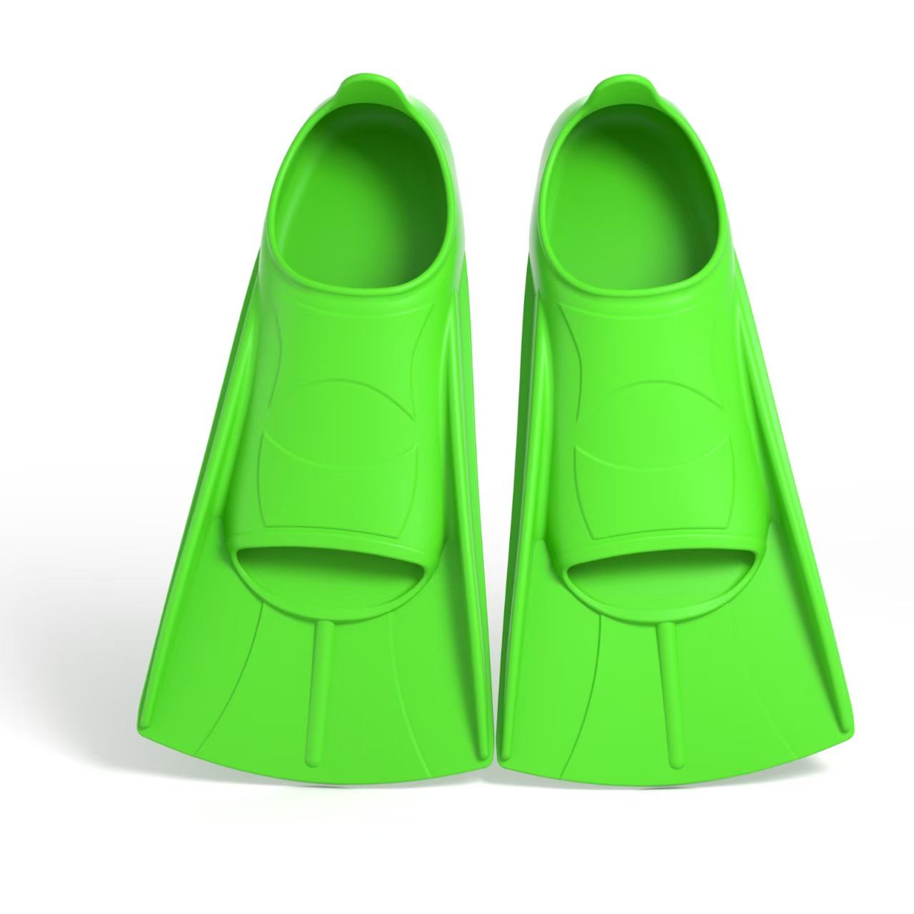 Swimming fins Freestyle silicone short feet Diving fins training suit