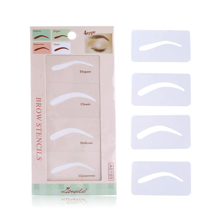 4Pcs thrush card thrush card thrush type environmentally friendly silicone thrush Makeup tool