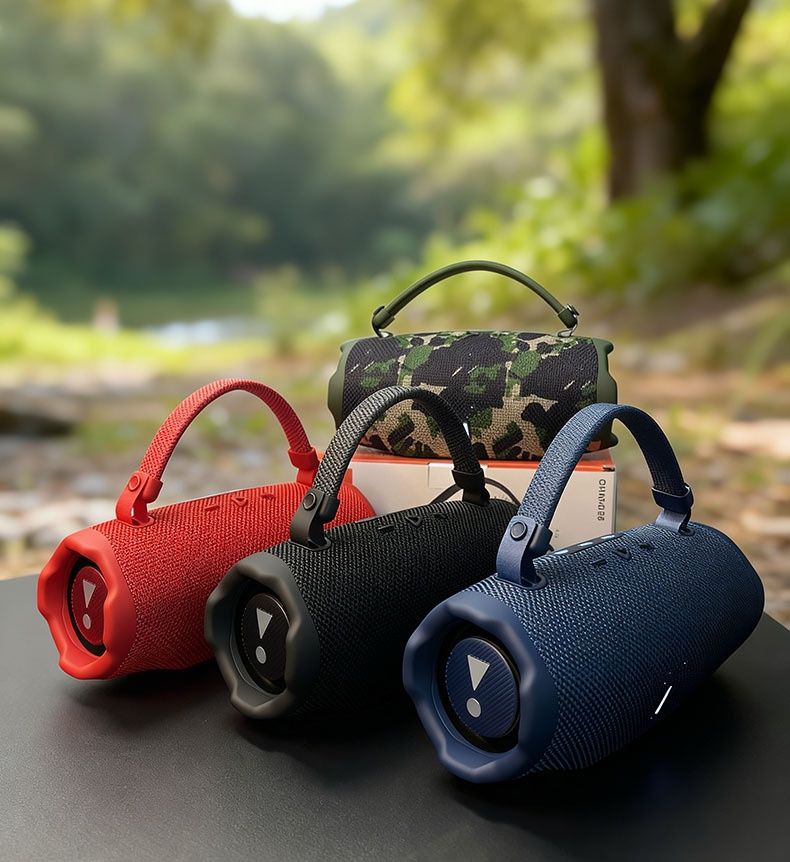 Charge 6 Shockwave Wireless Bluetooth Speaker Outdoor Portable Stereo Subwoofer Waterproof Deep Bass Mini Wireless Audio Speaker
