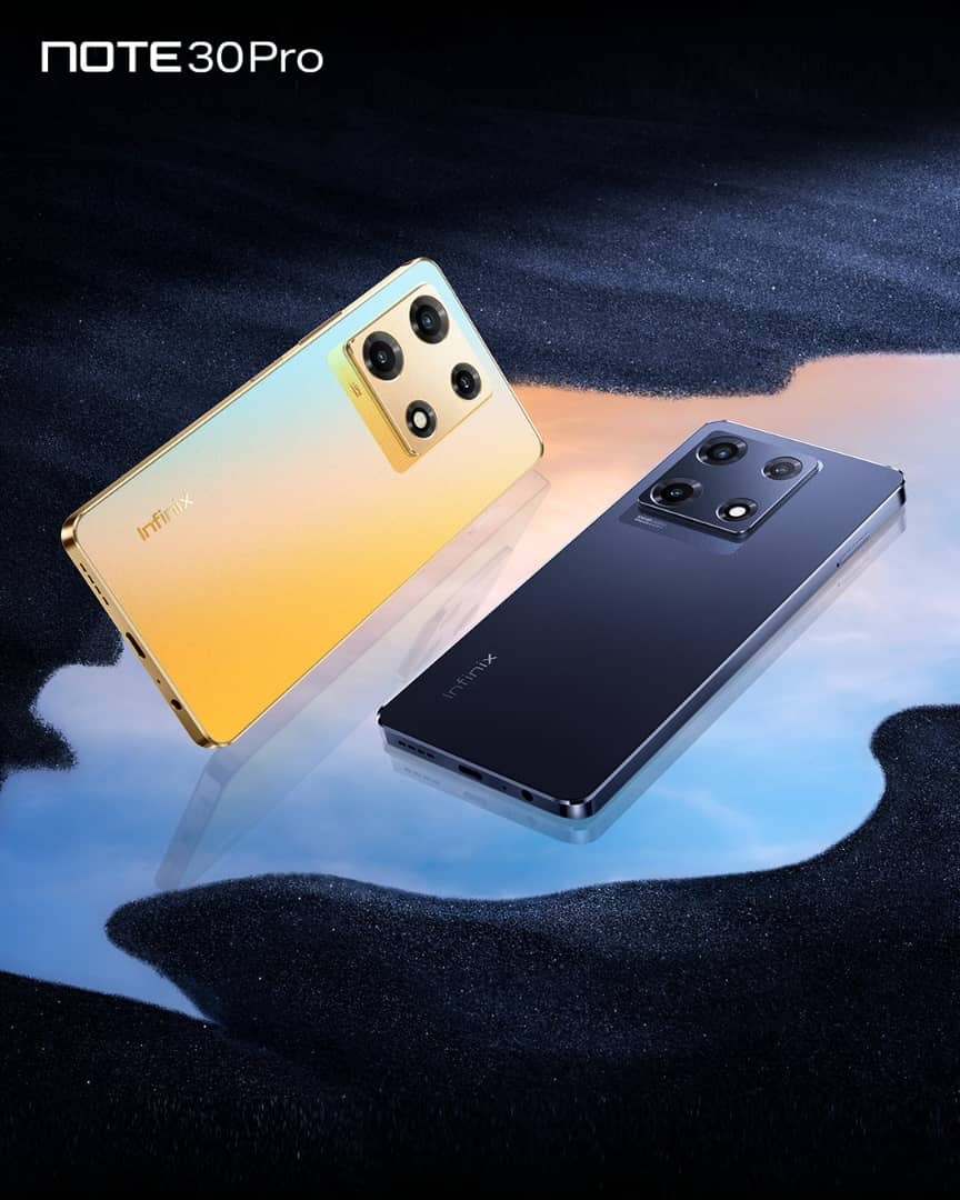 Infinix Note 30 pro 4G (256 GB) + (16 GB RAM)- Magic Black