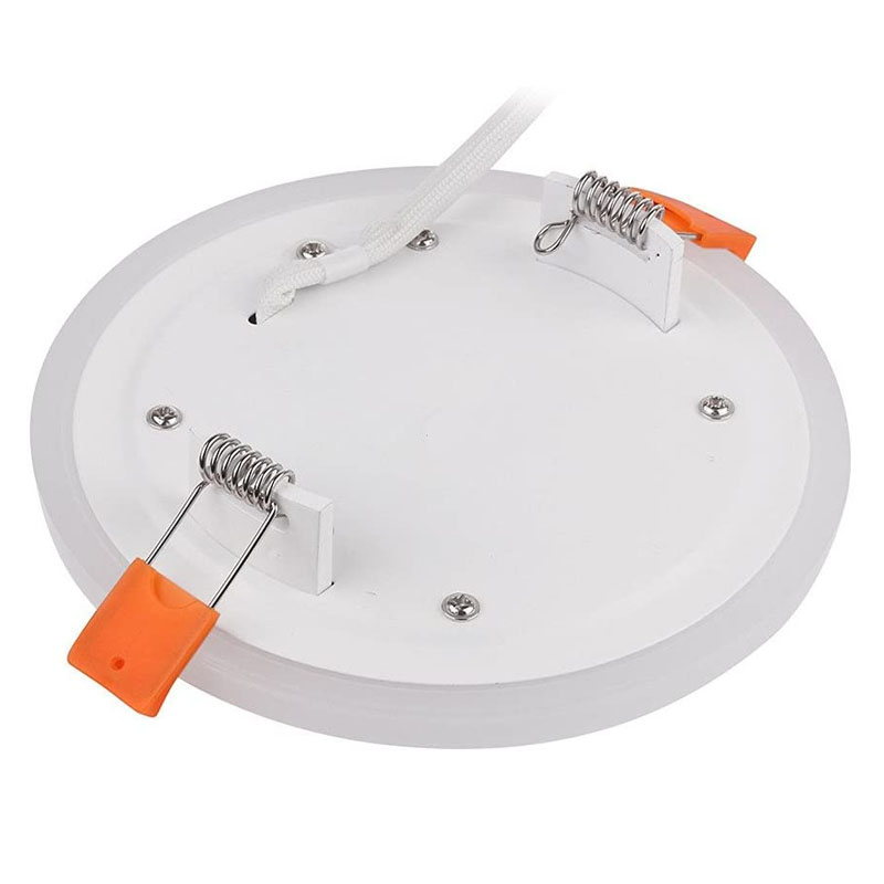 PH 2PCS Led Panel Light,Led Ceiling Lights Round Double Color (Cool White+RGB),Ultrathin Led Recessed Lighting, Led Downlights 
