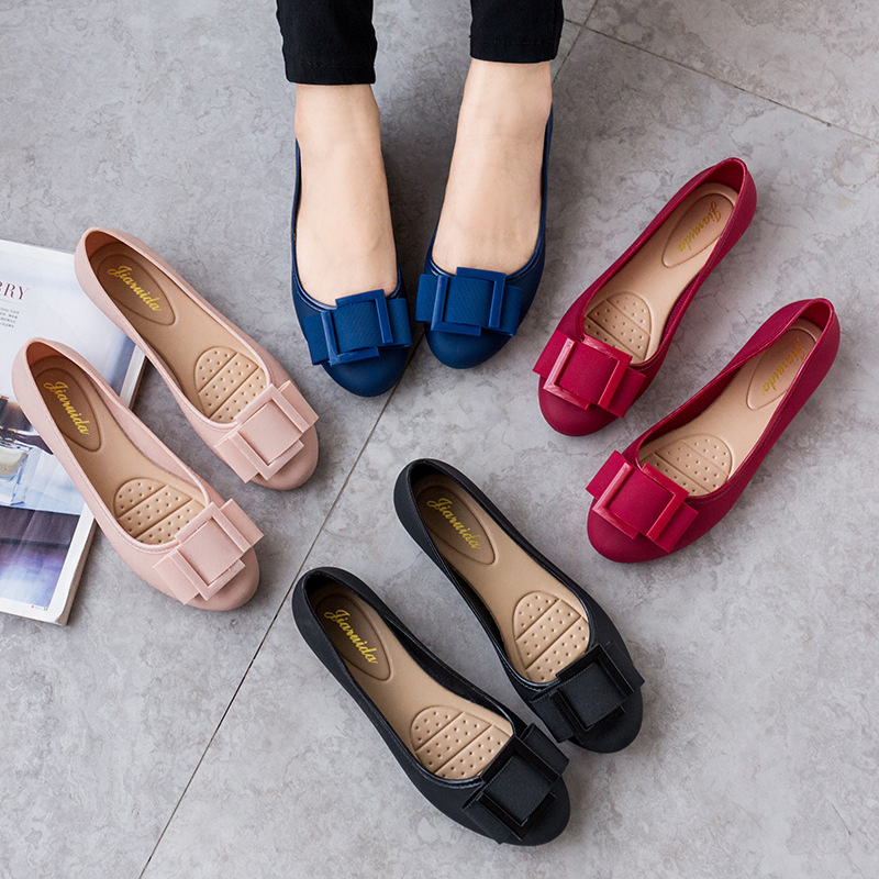1801 pointed toe flats for women elegant single shoes for girls non-slip and sweatproof casual shoes