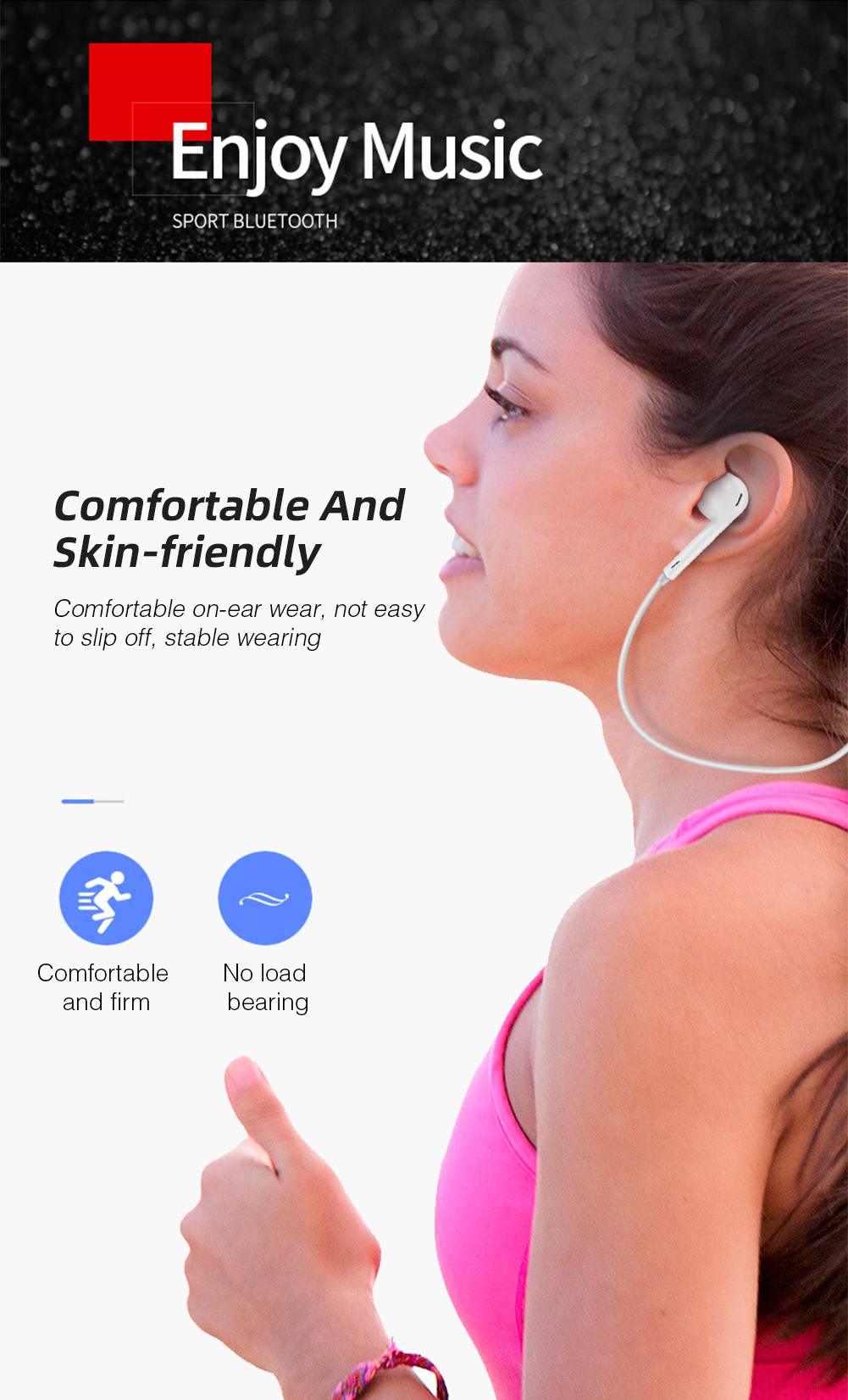 S6 Sport-Ear Neckband S6 Wireless Headphone Bluetooth V4.1 Earphone With Mic Stereo Earbuds Headset