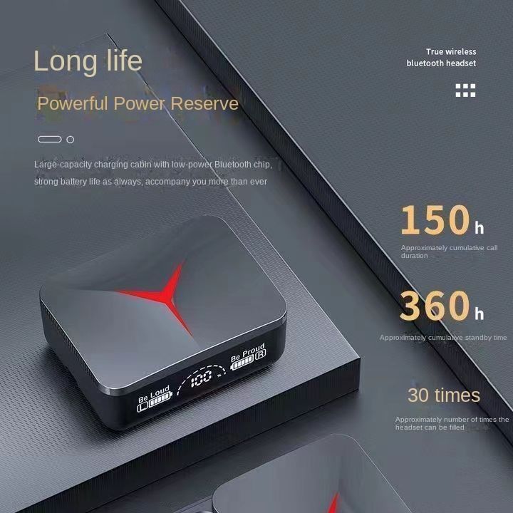 M90-PRO high-end slider wireless Bluetooth headset game call noise reduction and long battery life Huawei Apple GM