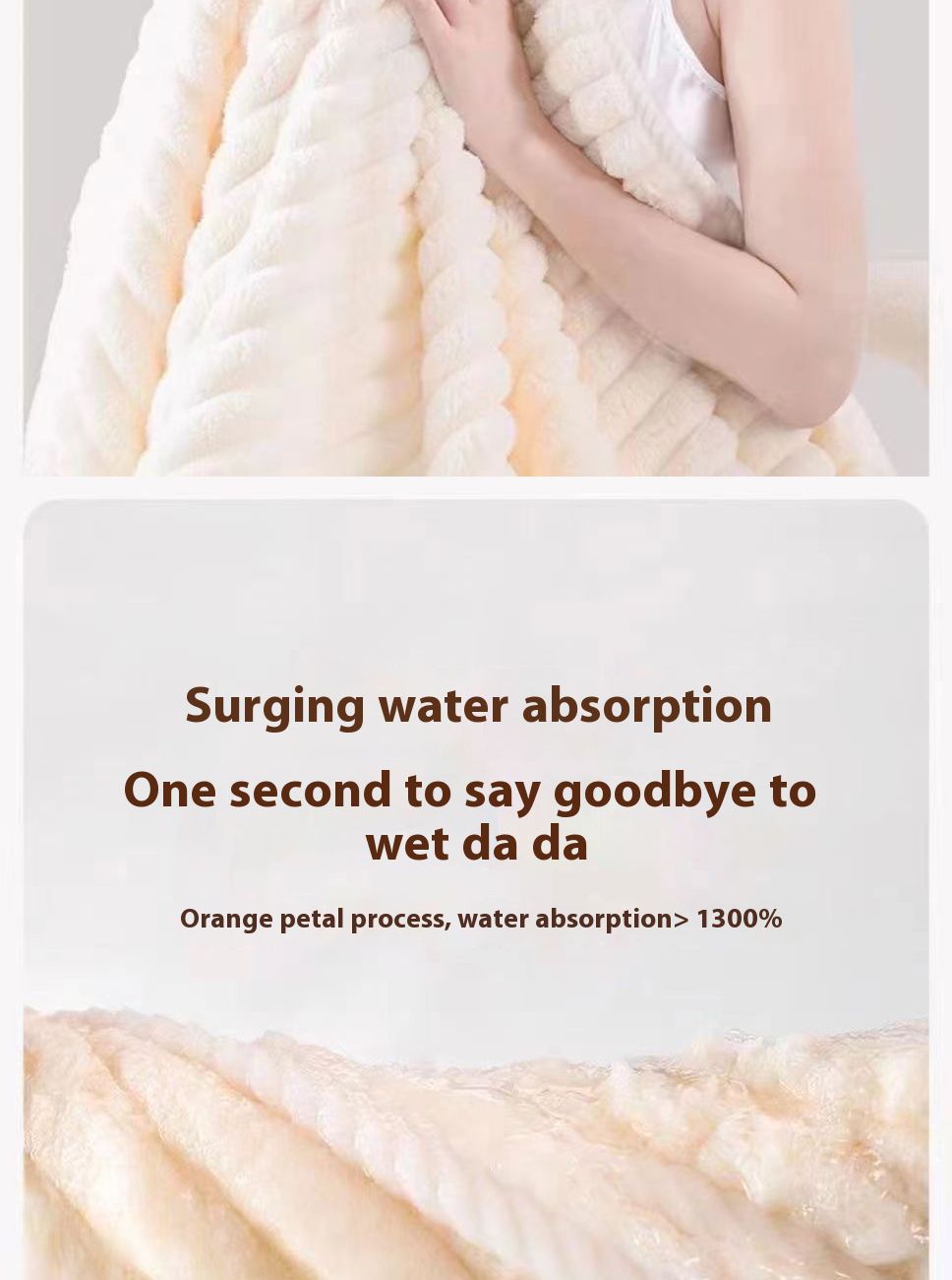 Extra Large Bath Towels 70 x 140 CM,30 x 60 CM, Coral Fleece, Larger & Lighter Weight, Quicker to Dry, Super Soft and Absorbent, Perfect for Bathroom, Pink