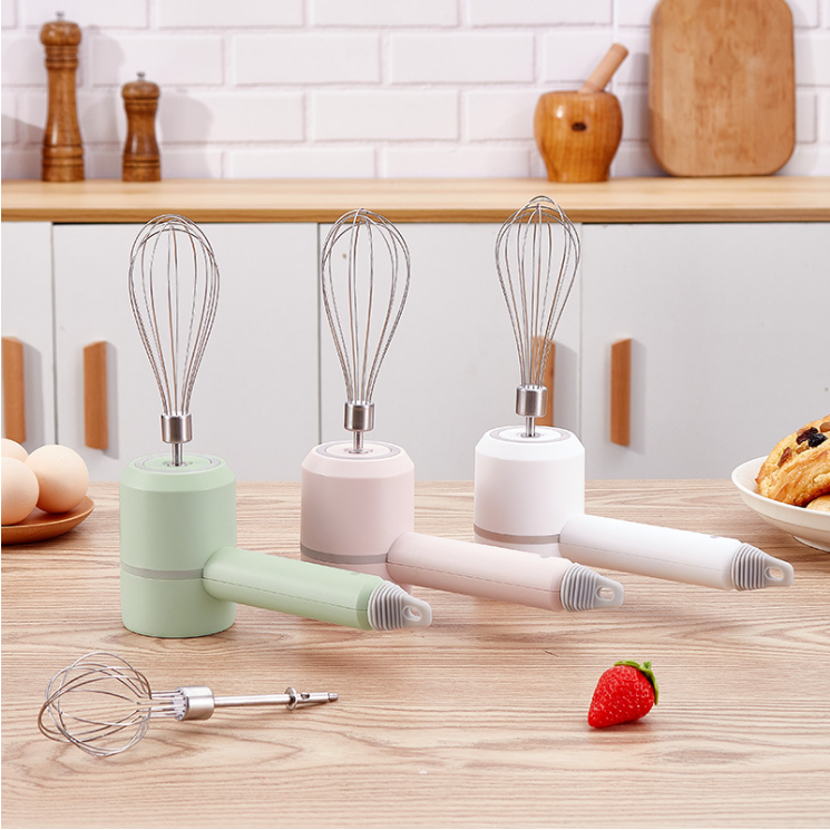 Wireless electric egg beater charging household small cream automatic beater cake baking hand mixer  F250mL