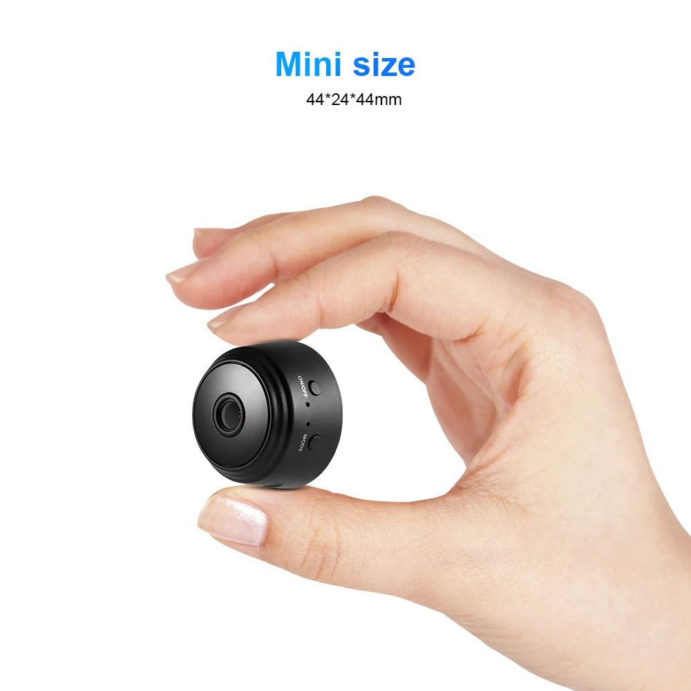 
HD 1080P WIFI IP Camera Home Security Small Size IR Night Vision Motion Detect Alarm Portable Mini Surveillance Camera