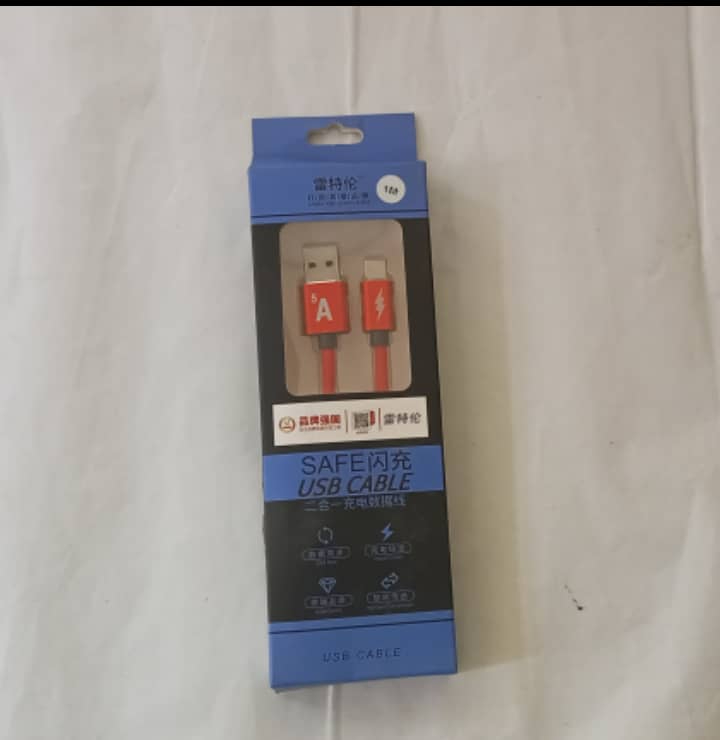 USB To Type C Charging Cord 1M Red 