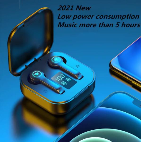 L10 TWS Wireless Bluetooth 5.0 Earphones Intelligent Breathing Light Touch Voice LED Power Display bluetooth earpod