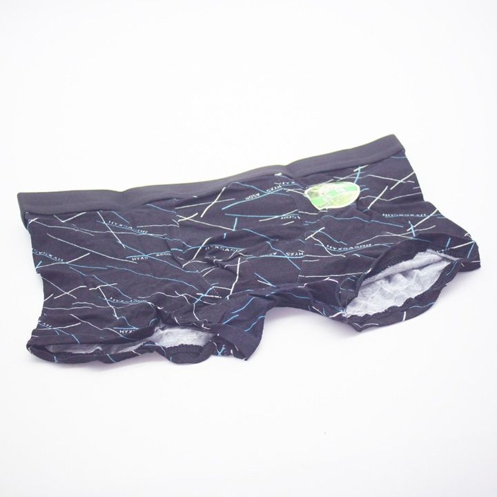 3-piece Gift Box Custom Logo Underwear Men- Male Basics Boxer Briefs Elastic Breathable Trendy Short