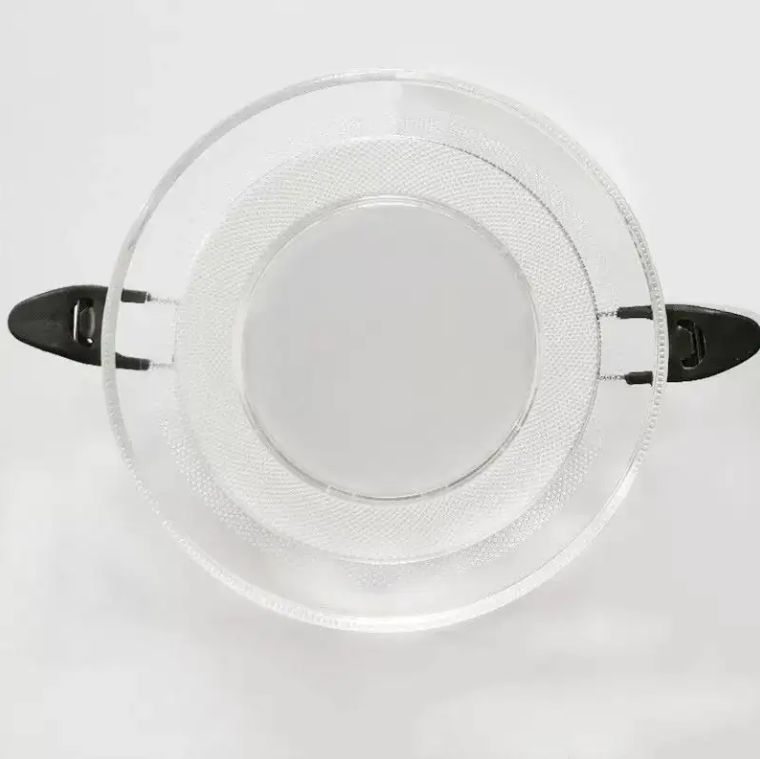 Indoor Lighting Round Spotlight Lamp - Adjustable SMD Downlight 5w, 7w dimmable LED recessed glass ceiling downlight - Die-casting aluminum lamp body - Voltage: AC 220V