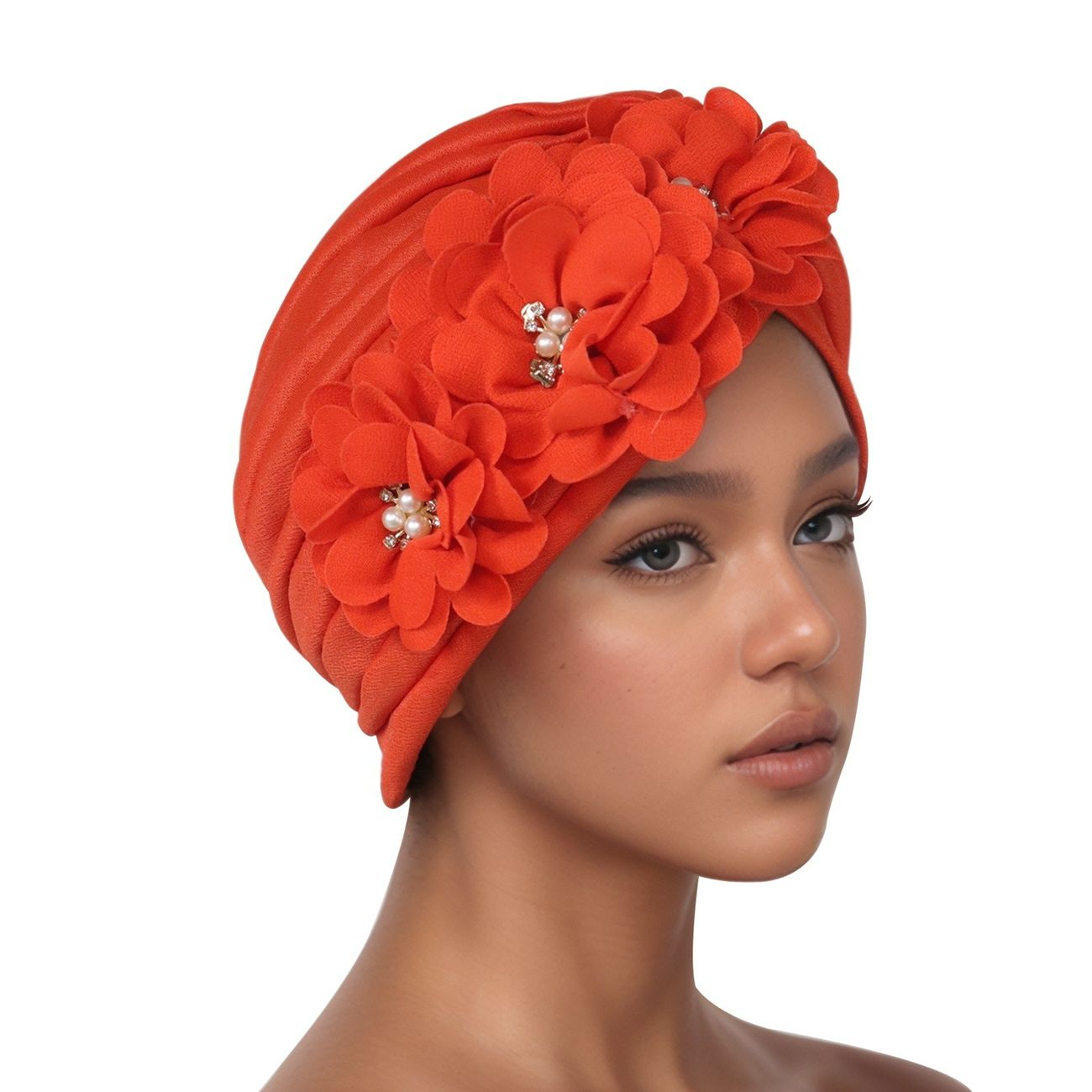 Fashion Selection Traditional Muslim Women's Headband Applique Fashion Casual Hat