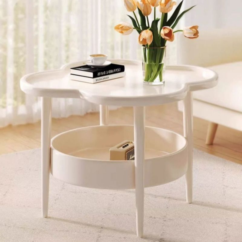 Bedside cabinet, bedroom bedside cabinet, small storage rack, sofa mini cabinet Double layer storage Corner Cabinet 