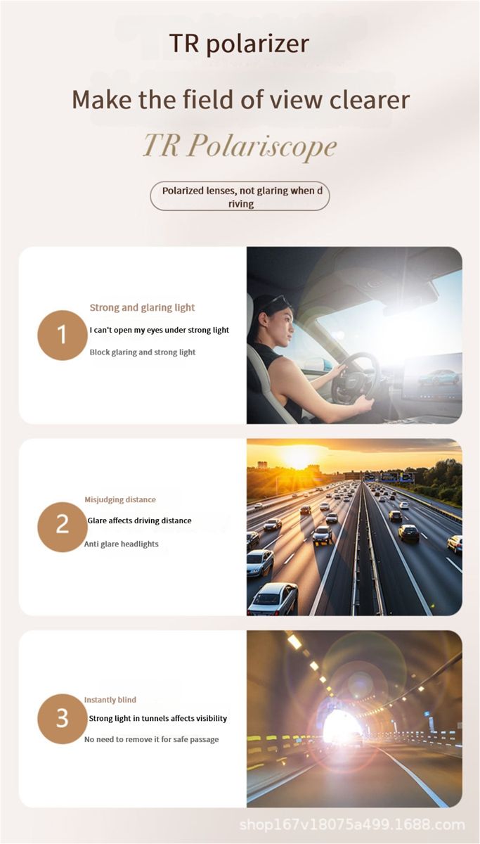 AI smart sunglasses with Bluetooth, polarized lenses, UV and blue light protection, music and call functionality, transparent design, and interchangeable lenses.