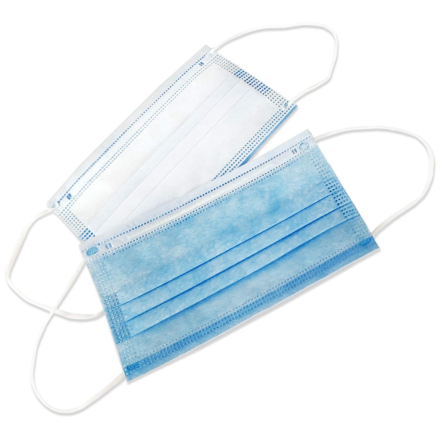 10 Pieces of 3-Layer Disposable Medical Face Mask Personal Elastic Earloop Hygiene Face Shield