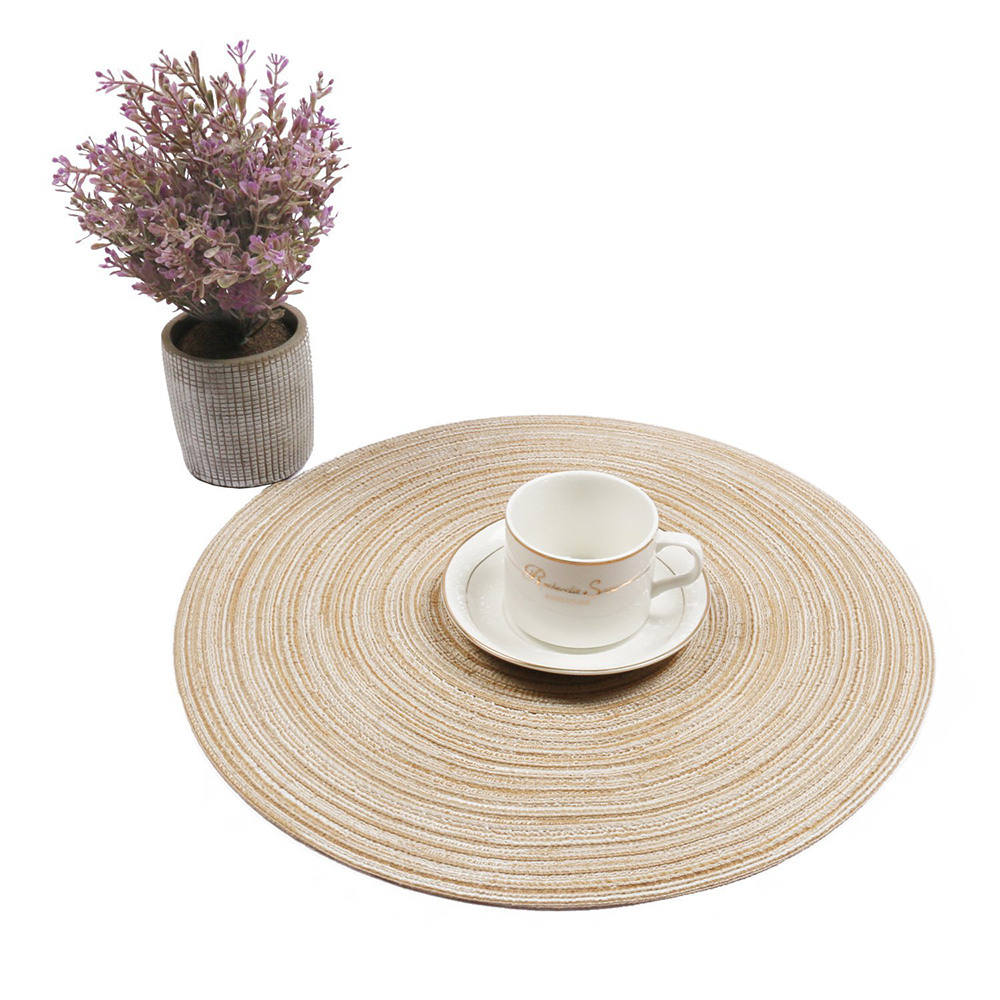 Round Braided Placemats Washable Round Placemats for Kitchen