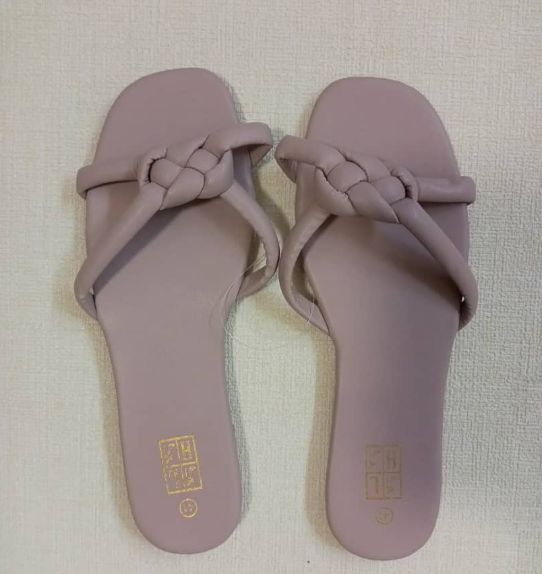 Slippers 2024 girl trendy fashion flat sandals chinelos custom logo new styles slippers for women-PINK