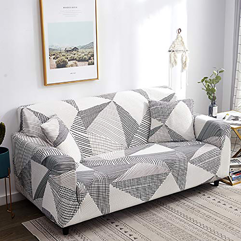 Pattern Stretch Sofa Slipcover Printed Sofa Cover Furniture Protector Couch Soft with Elastic Bottom for Kids,Polyester Spandex Jacquard Fabric