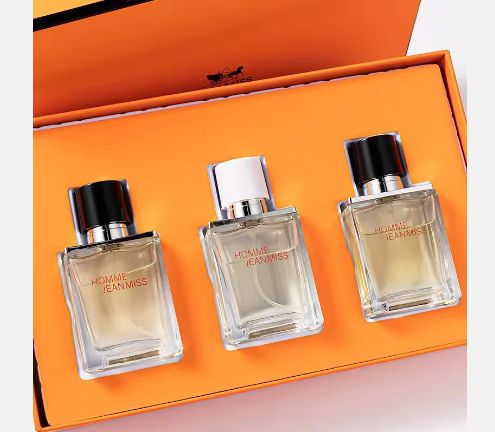 3PCS X 30ML Homme Jeanmiss Top Selling men's cologne set with wooden fragrance Long Lasting original Perfume perfect gift box