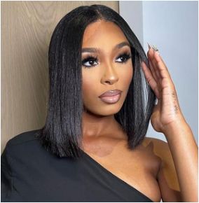 Brazilian Natural Bone Straight Frontal Wig -Raw Virgin HD Lace Front Human Hair Wigs
