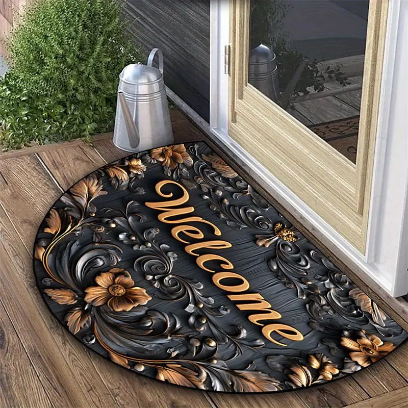 60*90cm,50*80cm,40*60cm Crystal velvet door mat, non slip floor mat when entering, bathroom absorbent and wear-resistant foot mat CRRSHOP free shipping carpet