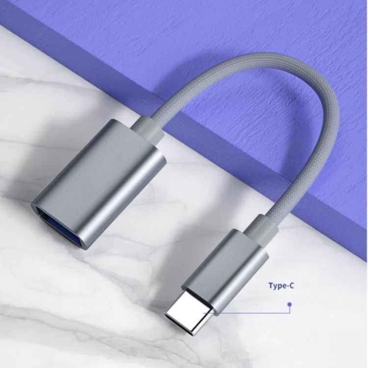 Phone LCD TYPE-C OTG converter , mobile phone 2-in-1 adapter cable, USB card reader CRRSHOP digital phone parts TYPE-C to USB 3.0 OTG Converter