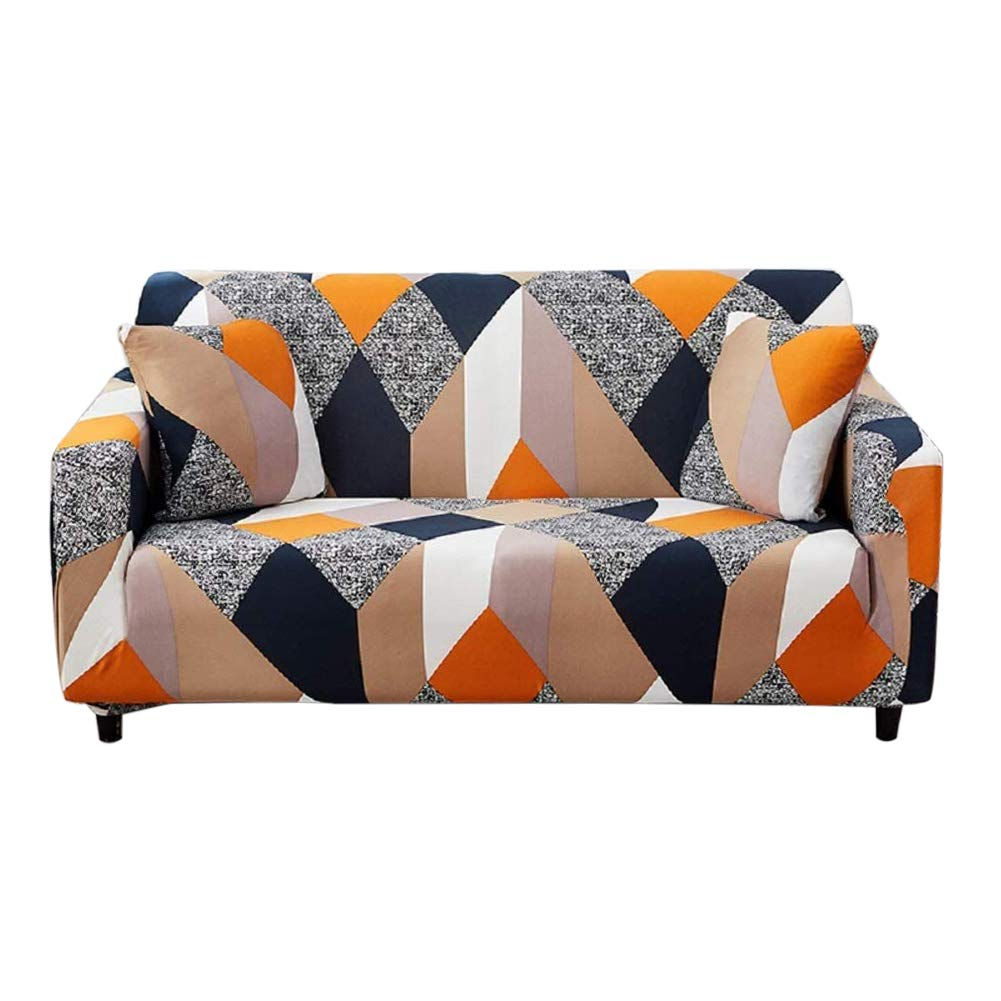 Stretch Sofa Covers Printed Couch Cover Sofa Slipcovers for 3 Cushion Couches Elastic Universal Furniture Protector