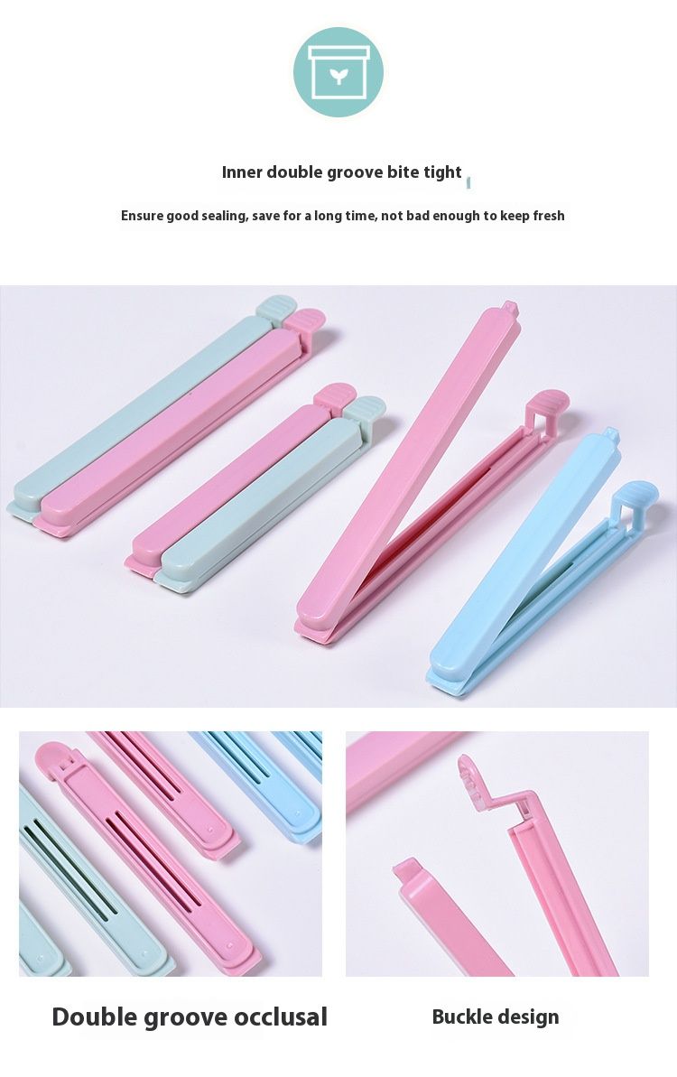 AUNONT Snack Clip Dustproof Moistureproof Sealer Food Freshness Sealing Clip Large Snack Sealing Clip