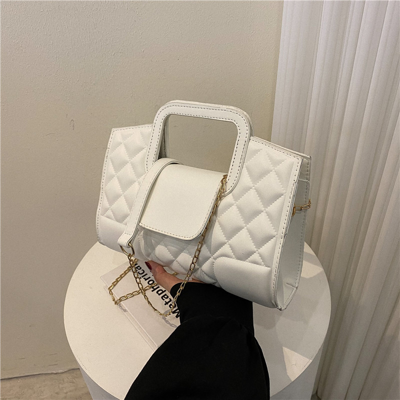 Handbags shoulder bag CRRshop free shipping hot sale female new candy color rhombus chain single-shoulder cross-body portable small square bag women popular bags