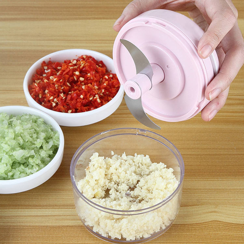Household electric garlic machine wireless electric garlic machine pull garlic machine garlic paste machine garlic press portable mini chopper  250mL