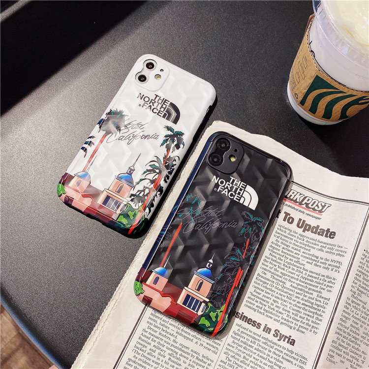 Fashion Sports Brand Design Phone Case for iPhone 12 Cool Hotel California Style TPU Cover for iPhone 11/7/8/X/XR/XS/MAX