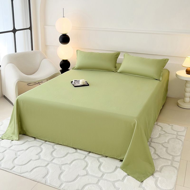 120*230cm ,150*230cm,180*230cm,220*230cm,230*250cm,Bed Sheet pillowcase Aloe vera cotton, washed cotton, bed sheets, plain brushed wool CRRSHOP 48*74cm pillow case free shipping