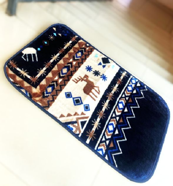 Random Multicolor pick new wide range colorful Vibrant World Random foamy Colorful door mat cotton high-quality water absorbent decorative floor mat rags (RANDOM  PICKS}