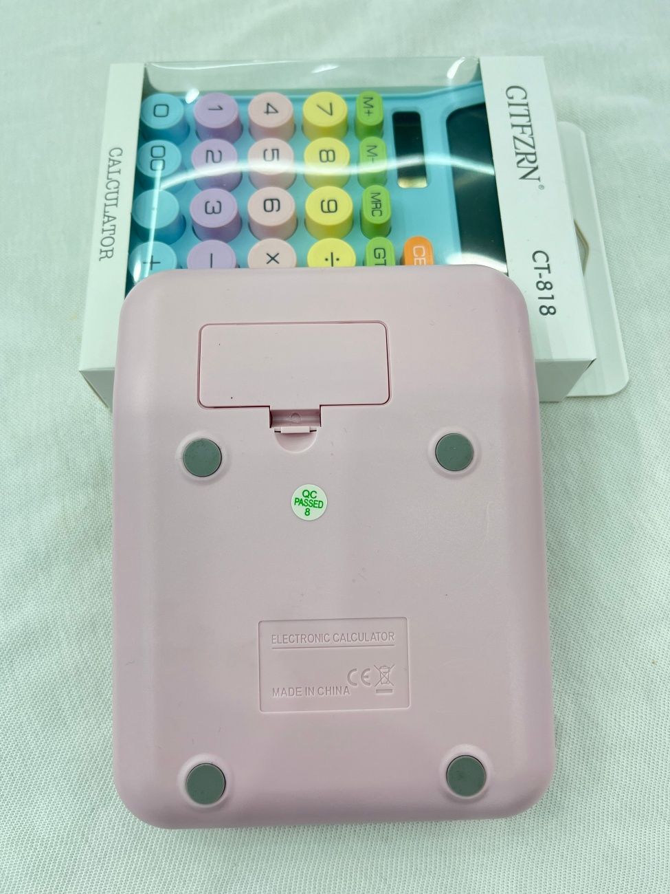 Dopamine Gradient Stylish Calculator High-Value Large Display Portable Math Calculating Machine for College Students Office Accounting Daily Use