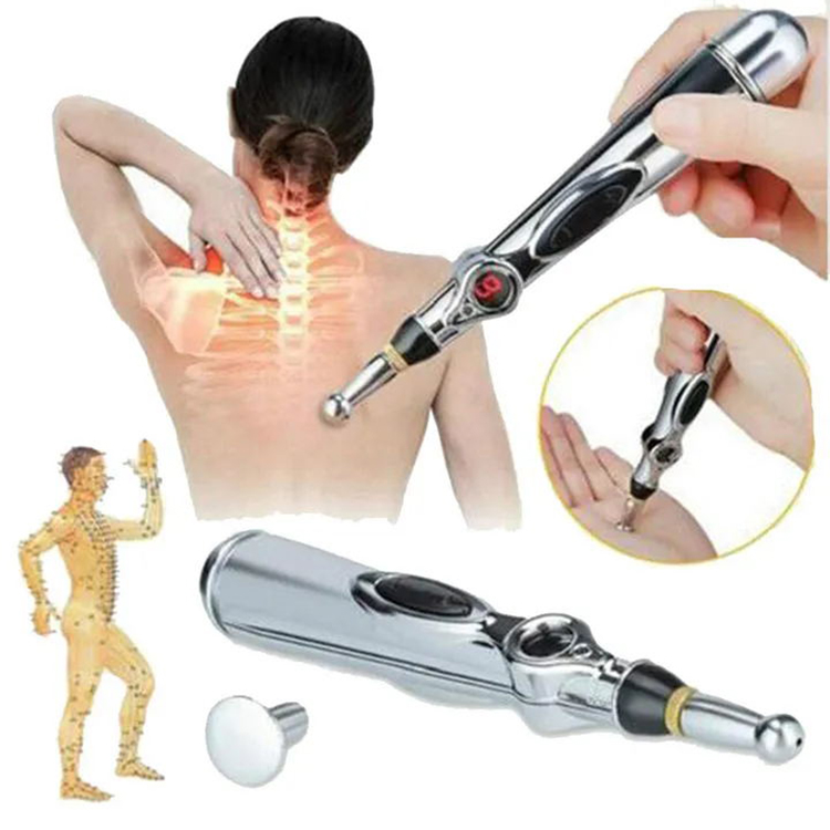 Electronic Acupuncture Pen Electric Meridians Laser Therapy Heal Massage Pen Meridian Energy Pen Relief Pain Tools