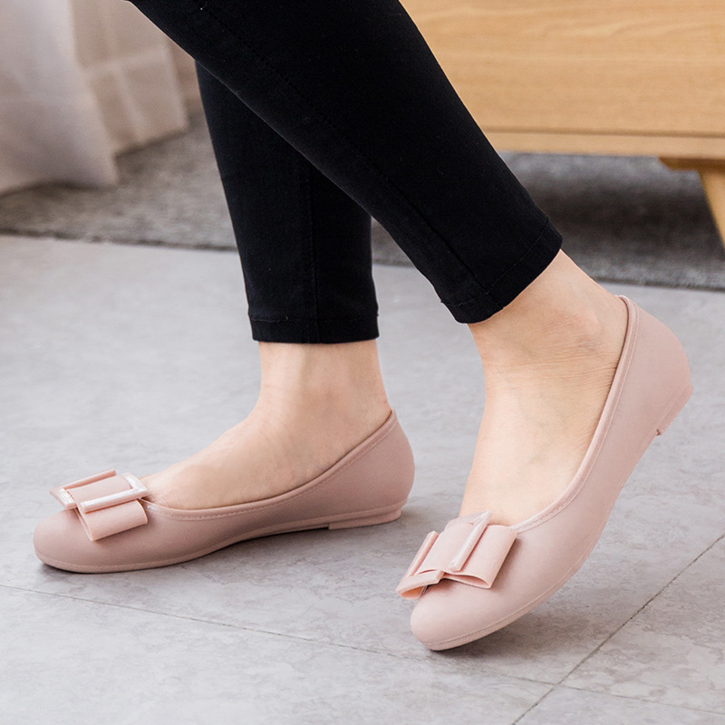 1801 pointed toe flats for women elegant single shoes for girls non-slip and sweatproof casual shoes