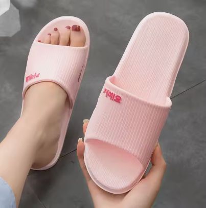 Summer women man comfortable home bathroom PVC slides slipper sandals