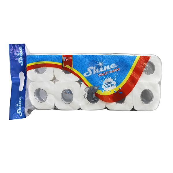 SHINE TOILET ROLL ULTRA SOFT 2PLY (10 ROLLS) TospinoMall online
